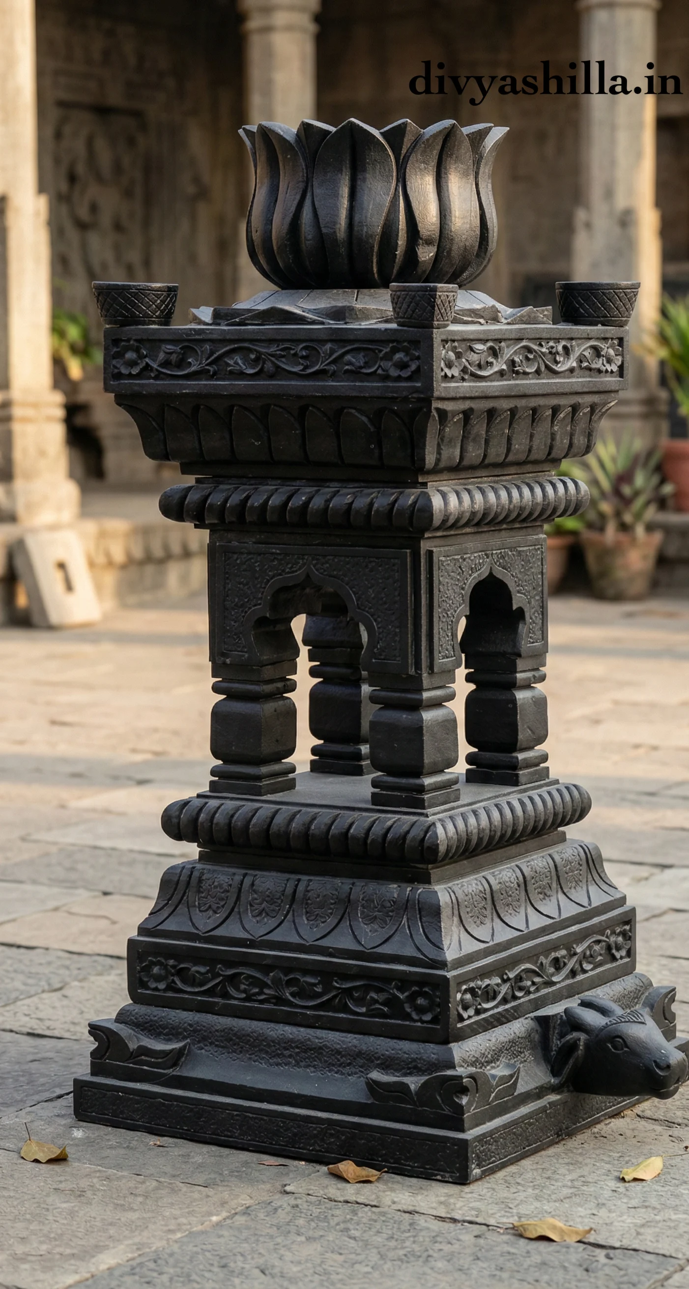 stone Tulsi Vrindavan design for home