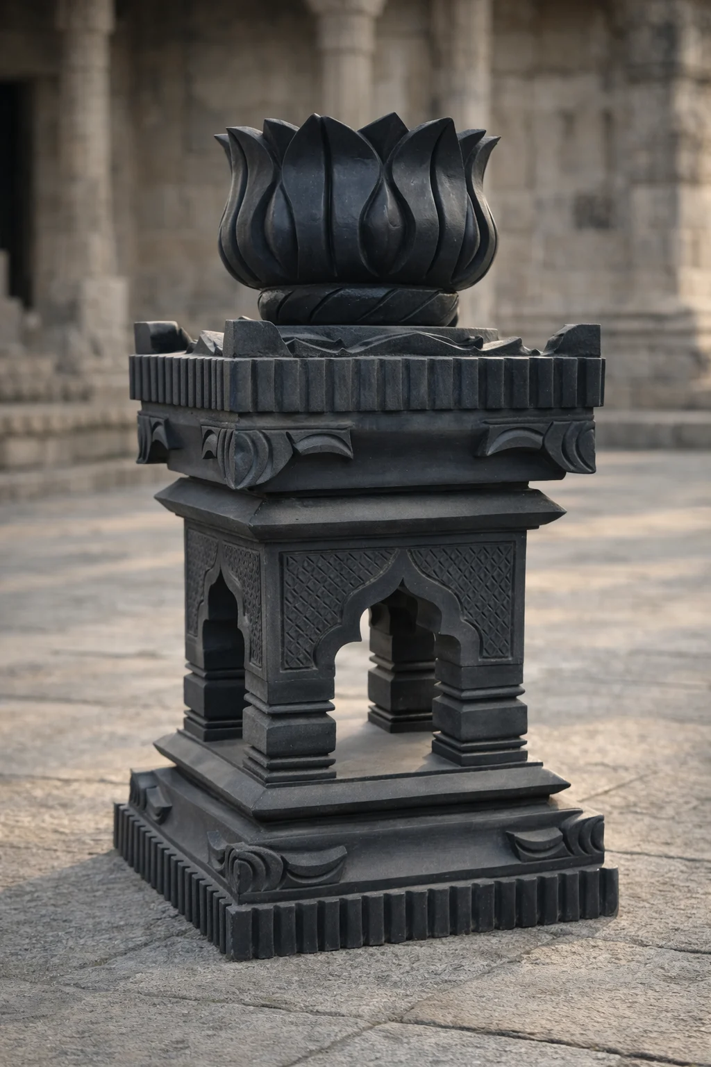 traditional Tulsi katta stone carving