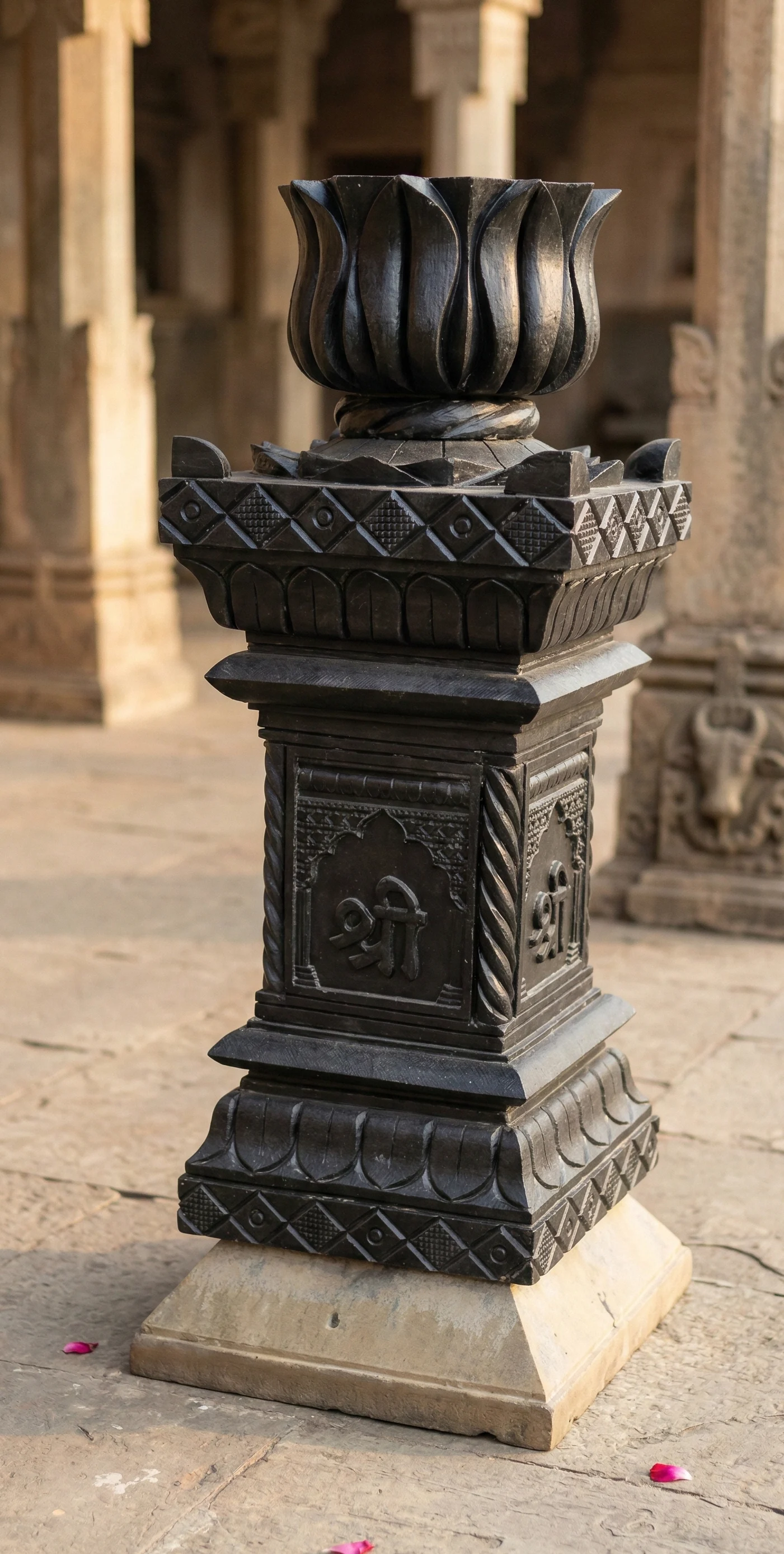 traditional Tulsi katta stone carving